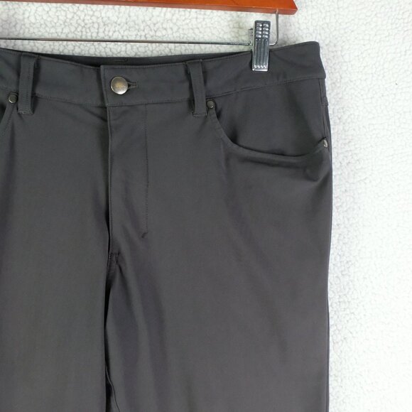 Lululemon Pants Mens 32 Gray Slim Fit ABC Tech Stretch Casual Commuter Golf - Picture 2 of 11